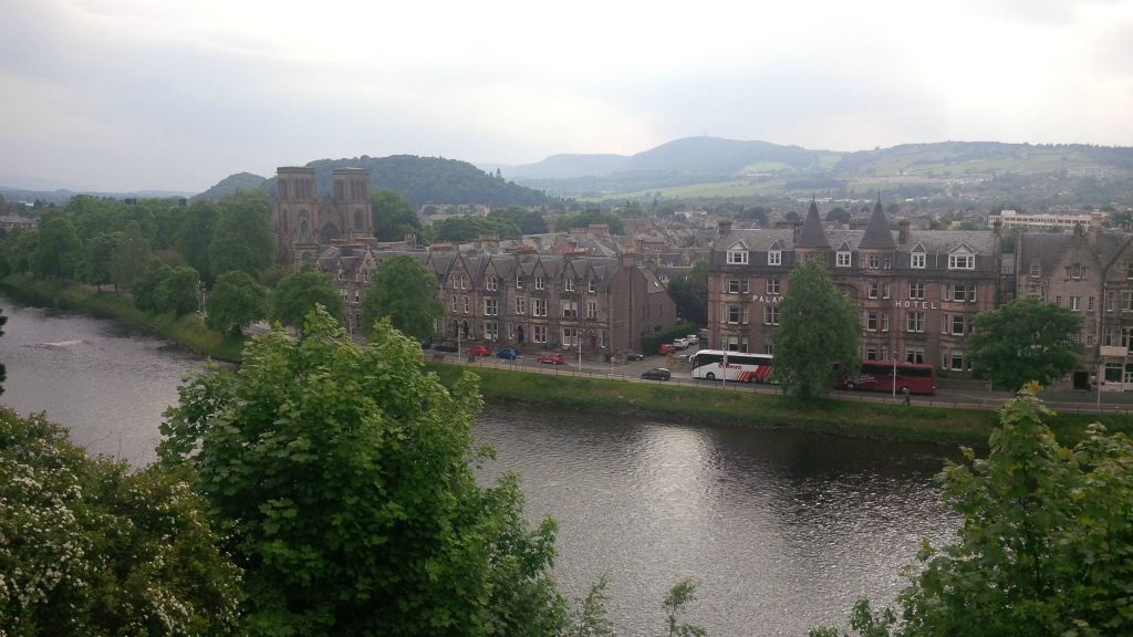 We spend the night at the Palace Hotel and Spa in Inverness (the mouth of the River Ness.)
